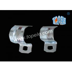 1/2 - 4 Inch ,  IMC Conduit And Fittings  Zinc Plated Steel conduit strap  / One Hole Conduit Pipe Clamp