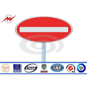 Professional 6M Polygonal Poles LED Traffic Signs For Camera Monitoring