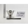 China Stainless Steel Coffee Maker Gift Set , Reusable Coffee Filter Cone wholesale
