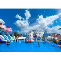 China Outdoor Commercial Red Angry Bird Giants Inflatable Water Park With Slide on sale