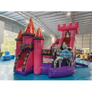 Tarpaulin Inflatable Jumping House Princess Cartoon Inflatable Bouncer With Slide Combo Inflatable Castle For Kids