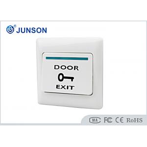 Access Control Exit Push Button , Hotel Plastic Door Exit Button