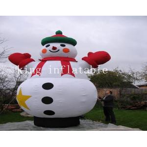 5mH Inflatables Christmas Snowman Cartoon For Outdoor Christmas Decoration