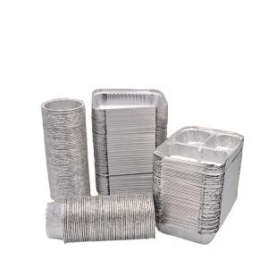 220 1100ml Aluminum Foil Lunch Box 220*160*52mm Food Package
