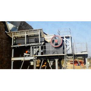 China PE Track Mounted Jaw Crusher Machine For Quarry Rock Mining supplier
