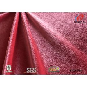 Chinese Textile Fashion Spandex Velvet Fabric With Ice Flower Pattern Fire Retardant
