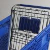 China Customizable Half Plastic Shopping Trolley Cart In Powder Coating For Steels And Plastic wholesale