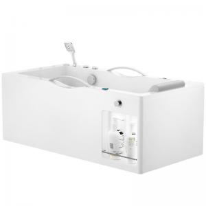 Bathroom 1700 Freestanding Bath 180L Capacity Bubble Surfing Massage