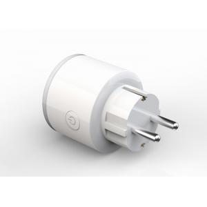 China Round Shape Wifi Smart Plug Outlet EU Mini Wifi Socket With Energy Monitoring supplier