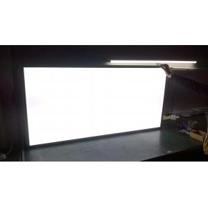 China 2x2 2x4 Ceiling LED Panel Light , Flat Panel Led Ceiling Lights White / Silver Frame supplier
