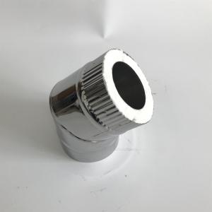 Polishing Angled Chimney Pipe , Class A Chimney Pipe Wide Application