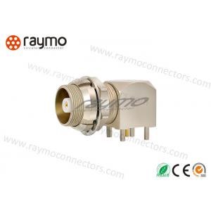 Multiple Keying Options  Half Moon Connector , Coaxial Cable Elbow Crimp Print Contacts