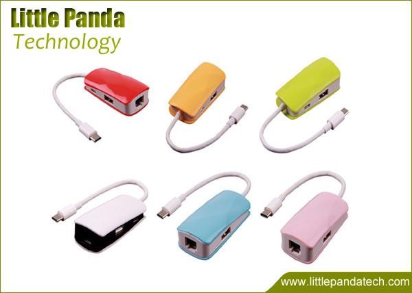 High Speed Multi USB Ports 3.1 Type C to 2 Ports USB 2.0 and 1 Port Micro USB
