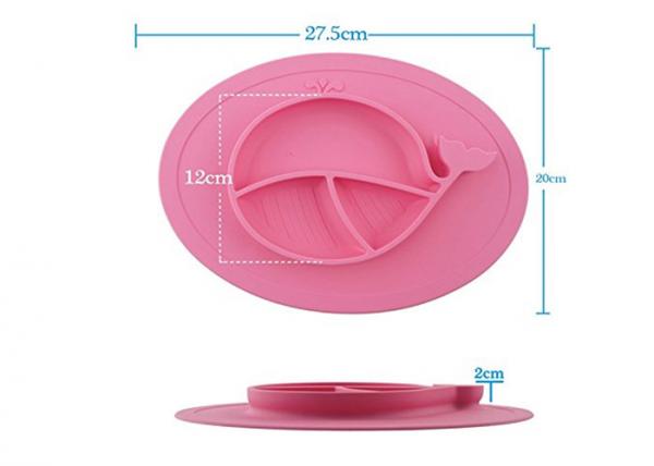 Food Safety , Easy Clean , Whale Shape , Silicone Baby Placemat , Factory OEM