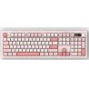 Full-size Waterproof Keyboard Features A Silver Paste Film Structure Offers White Light And Rainbow Backlighting Modes