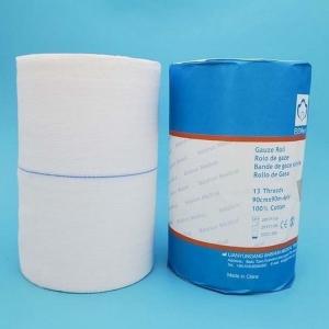 China 100% Pure Cotton High Absorbency And Softness Absorbent Cotton Gauze Roll For Hospital Use supplier