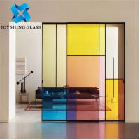 China Blue Green Grey Pink Bronze Tinted Float Glass 3mm-12mm For Building on sale