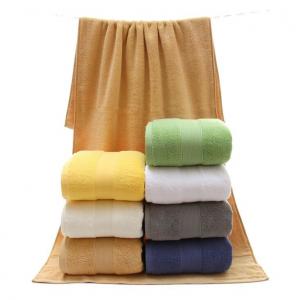 China 7colors 100% cotton combed yarn bath towel 70*140cm, 500g for wholesale, logo embroidered acceptable supplier
