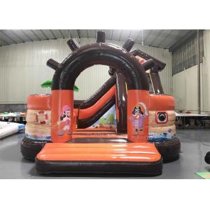 5.5m Inflatable Pirate Ship Jumping Castle Combo For Adult Kids