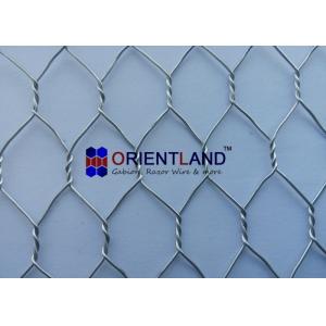 3/4" Chicken Wire Cloth , Hot Dipped Galvanized Poultry Netting Strong Structure