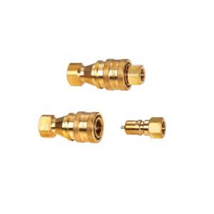 Yellow Brass Quick Coupler For Water Pipe System