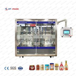 Honey Paste Canned Cylinder Weight Tomato Sauce 6 Head Bottle Filling Machine