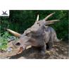 Jurassic Park Outdoor Resin Animal Statues , Artificial Robotic Moving Dinosaur Sculpture Park 