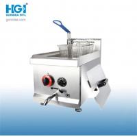 China 14L Single Tank 4500W Steel Electric Deep Fryer With Oil Filtration on sale