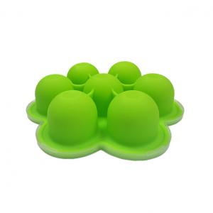 Waterproof Silicone Ice Mold 7 Cavity BPA Free Ice Cream Moulds Ball Shaped