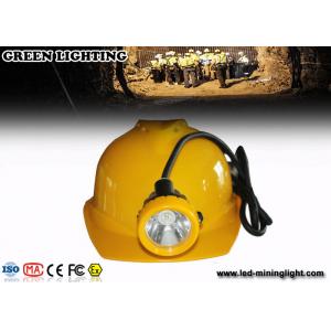 China Hard Hats Mining Cap Lights , 12000lux Cordless Led Mining Cap Lamp Ultra Bright supplier
