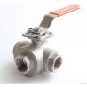 PTFE Seats Trunnion Mounted Ball Valve , Seal Structure Floating Ball Check