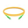 1m (3ft) Simplex OS2 Single Mode SC APC to SC APC PVC (OFNR) Fiber Optic Cable