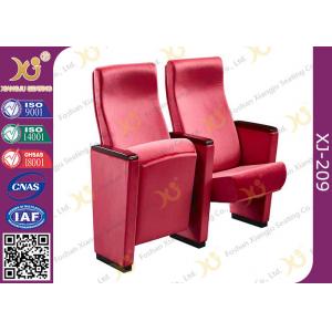 China Red Acrylic Fabric Public Space Church Install Conference Room Chairs With Long Warranty supplier