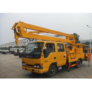 China Light Duty Shear Fork Truck Mounted Aerial Platform 10M - 24M Working Height For ISUZU supplier