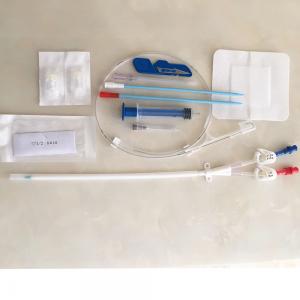 China Sterile Medical Hemodialysis Kit Double Lumen Medical Grade PU Material supplier