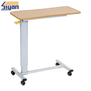 Compact Laminate Overbed Table Swivel Top Chemical Resistant 15MM MDF Board Materials