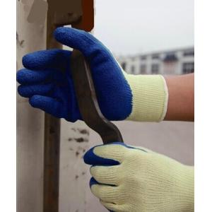 China Latex coated gloves,10G high grade T/C liner,mechanical use,crinkle finsh,anti-acid/alkali wholesale