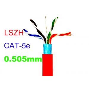 China Cat5E FTP Copper Lan Cable Common Computer 24AWG Indoor LSZH Network Shiled supplier