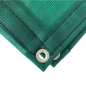 China Wholesale HDPE Mono Green Agriculture Shade Tarps UV Treated Windbreaker Dump Truck Mesh For Outdoor Use Plain Style Mesh Tarp with Grommets, Resistant Garden Sun Shade Netting with Taped Edge wholesale