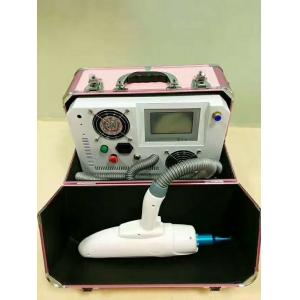 Pink Salon Beauty Equipment Q switch laser for Tattoo removal and Black carbon charcoal therapy nd yag laser