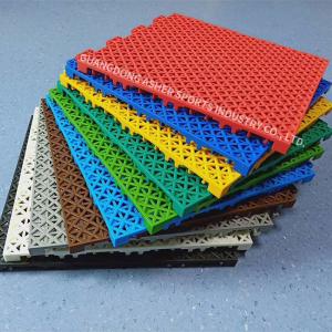 Multifunctional Interlocking Basketball Flooring Recycled PP Tiles Type