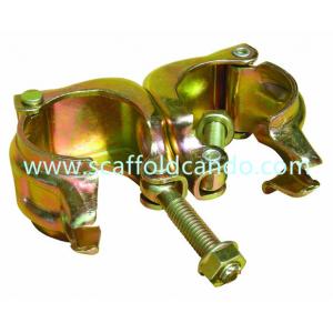 0.55kg 0.60kg 0.65kg Korea 90° galvanized scaffolding swivel clamp coupler  Q235 pressed coupler for OD48mm pipes