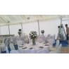 China Professional 150 Seaters White Luxury Beach Wedding Marquee for Rent with Wind Resistance wholesale