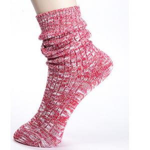 Cotton Womens Rag Boot Socks