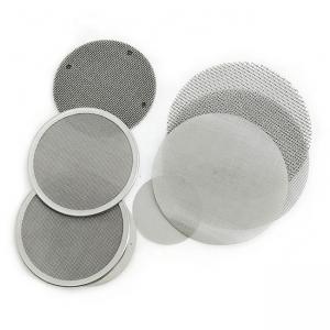 Heat Resistant Wire Mesh Filter Disc Customization Acceptable