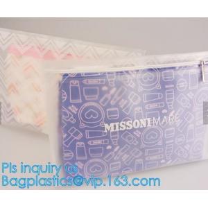 Cheap Frosted PVC Zip Lock Document Bag With Customized Logo，A4 PP /PVC Plastic clear File Folder/Document Bag with Fast