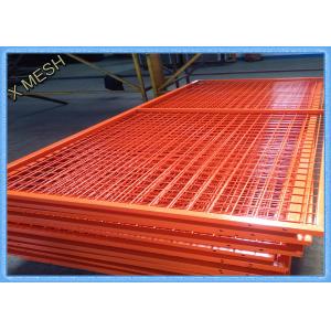 China Orange Wire Mesh Fence Panels , Framed Welded Wire Fabric Corrosion Resistant supplier