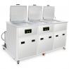 3 Tank Injection Blow Molds Ultrasonic Washing Device , Ultrasonic Cleaning