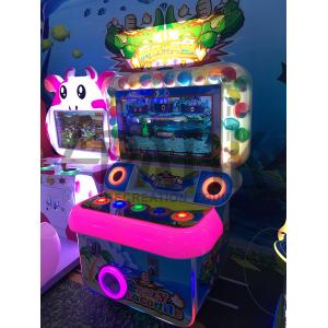 China Lights Button Hitting Simulator Lottery Game Machine , Crazy Crocodile Music Hit Amusement Arcade Machines supplier