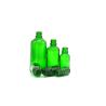 China liquid packaging10ml bottle square glass pipette bottels with gold dropper wholesale